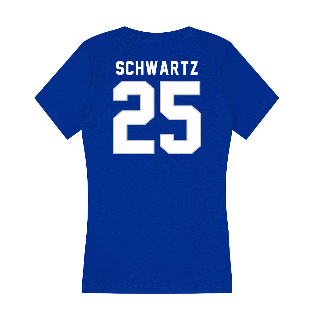 Kentucky - NCAA Baseball : Ryan Schwartz - Women's V-Neck T-Shirt-1