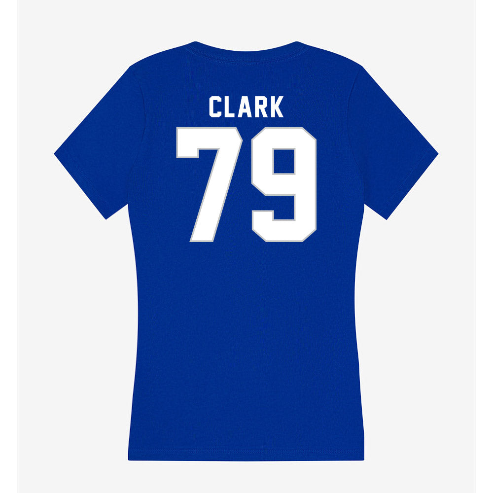 Kentucky - NCAA Football : Jayden Clark - Women's V-Neck T-Shirt-1