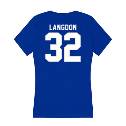 Kentucky - NCAA Softball : Sydney Langdon - Women's V-Neck T-Shirt-1