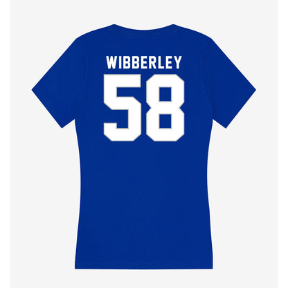 Kentucky - NCAA Football : Evan Wibberley - Women's V-Neck T-Shirt-1