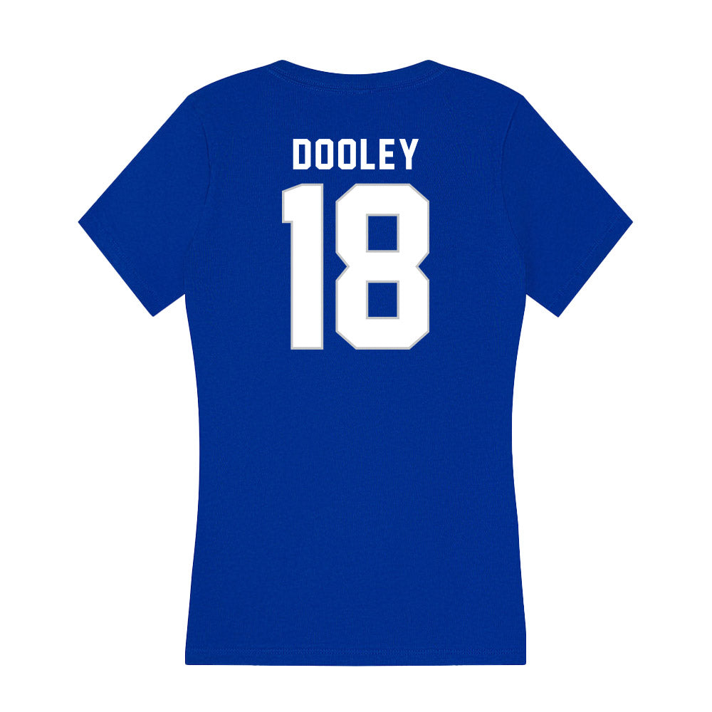 Kentucky - NCAA Football : Cam Dooley - Women's V-Neck T-Shirt-1