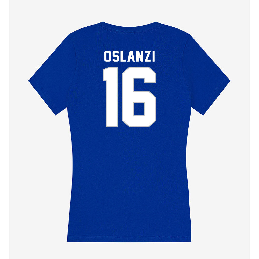 Kentucky - NCAA Softball : McKenzie Oslanzi - Women's V-Neck T-Shirt-1