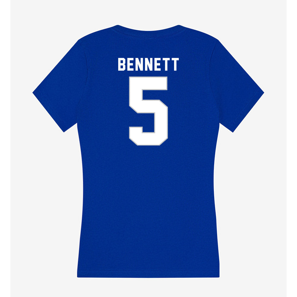 Kentucky - NCAA Baseball : Jack Bennett - Women's V-Neck T-Shirt-1