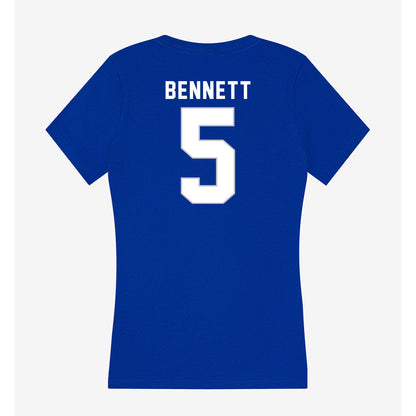 Kentucky - NCAA Baseball : Jack Bennett - Women's V-Neck T-Shirt-1