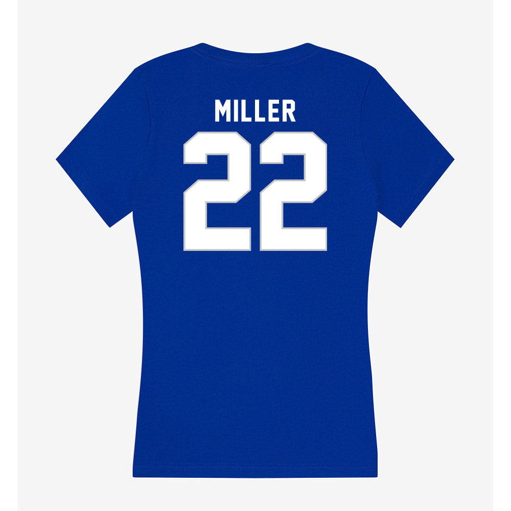 Kentucky - NCAA Football : Cameron Miller - Women's V-Neck T-Shirt-1