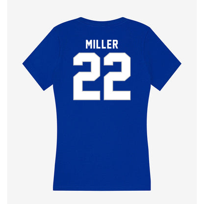 Kentucky - NCAA Football : Cameron Miller - Women's V-Neck T-Shirt-1