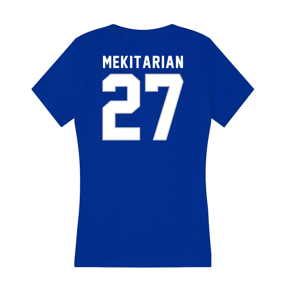 Kentucky - NCAA Women's Soccer : Ashley Mekitarian - Women's V-Neck T-Shirt-1