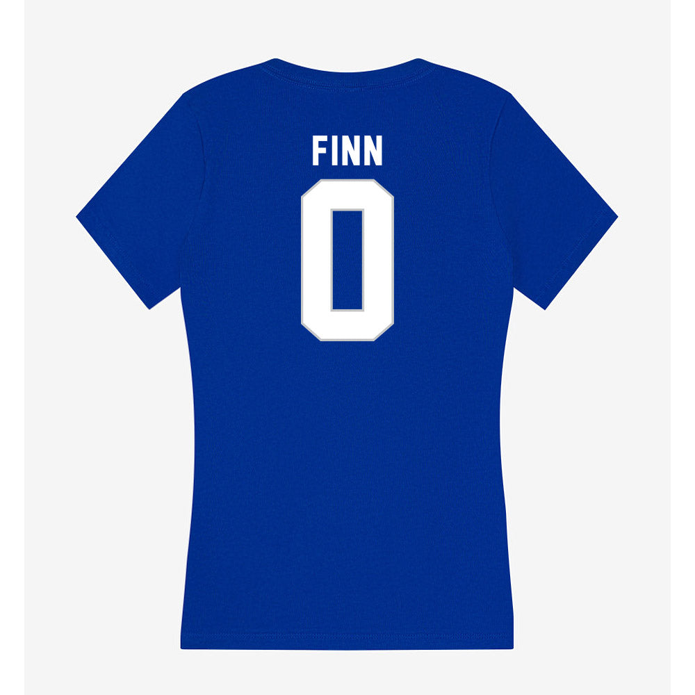 Kentucky - NCAA Baseball : Sam Finn - Women's V-Neck T-Shirt-1