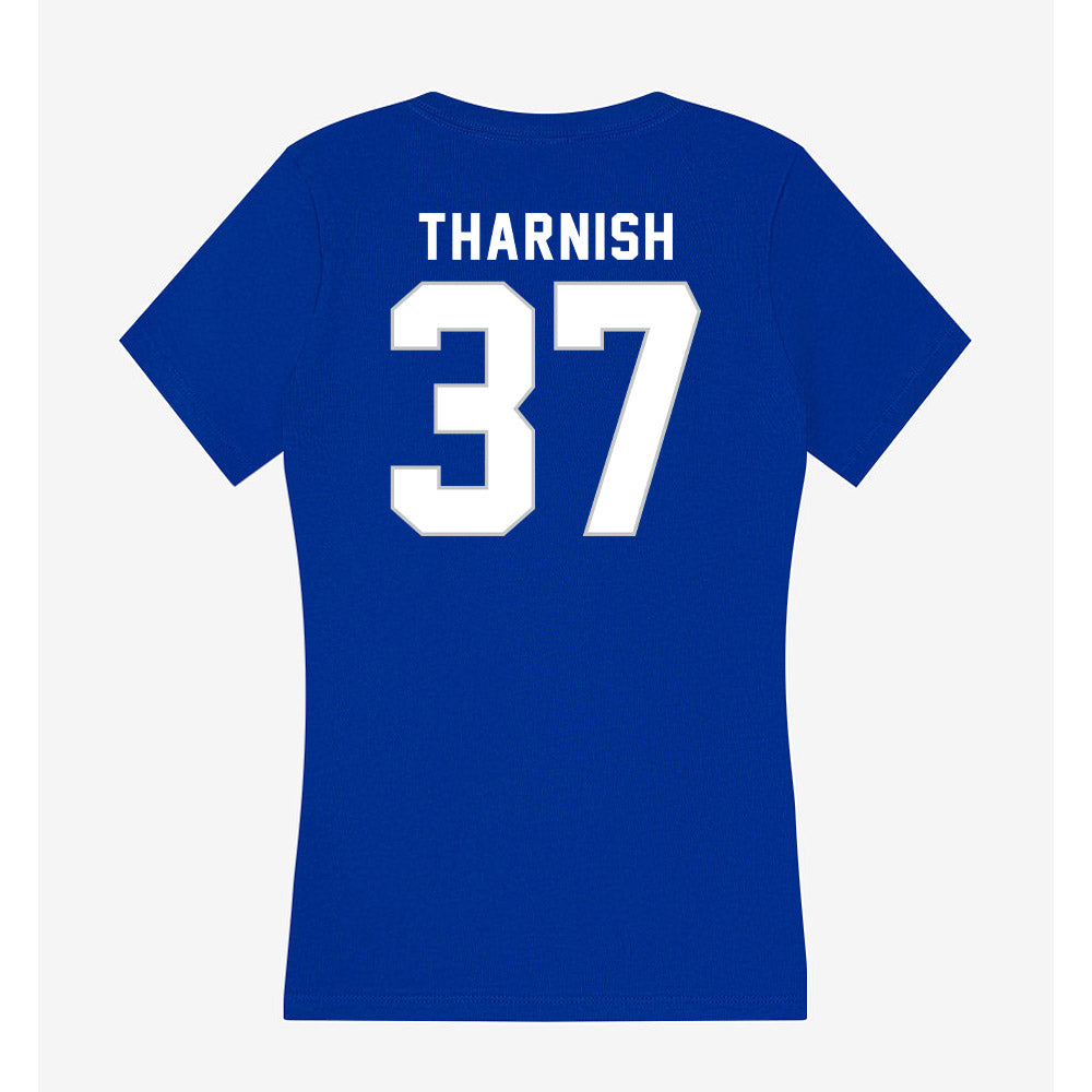 Kentucky - NCAA Baseball : Jayce Tharnish - Women's V-Neck T-Shirt-1