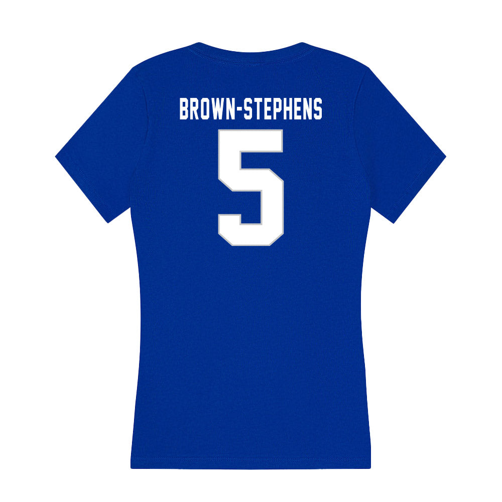 Kentucky - NCAA Football : Anthony Brown-Stephens - Women's V-Neck T-Shirt-1