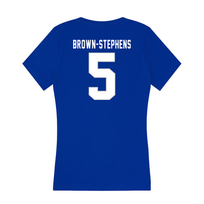 Kentucky - NCAA Football : Anthony Brown-Stephens - Women's V-Neck T-Shirt-1