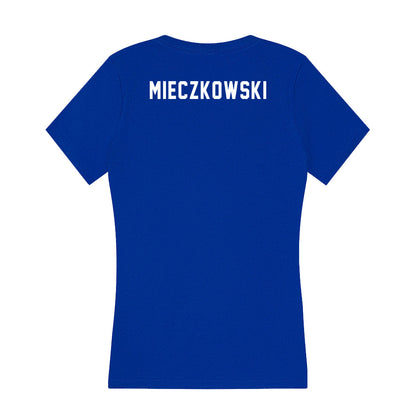 Kentucky - NCAA Men's Swimming & Diving : Szymon Mieczkowski - Women's V-Neck T-Shirt-1