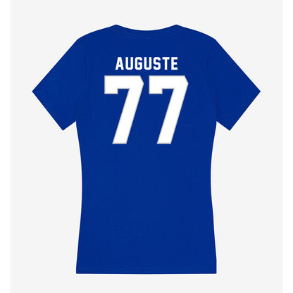 Kentucky - NCAA Football : Bryan Auguste - Women's V-Neck T-Shirt-1