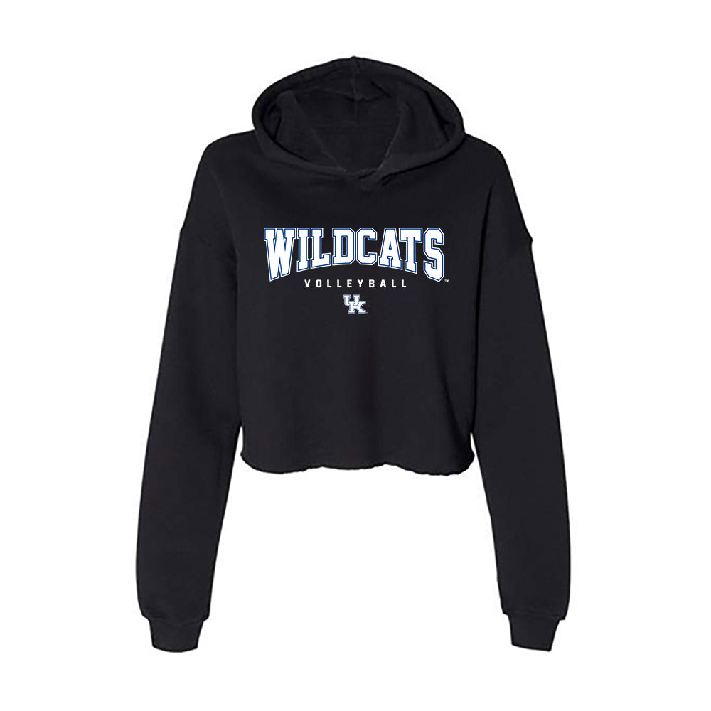 Kentucky - NCAA Women's Volleyball : Asia Thigpen - Women's Crop Fleece Hoodie-0