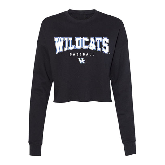 Kentucky - NCAA Baseball : Cole Hage - Women's Cropped Crew Fleece-0