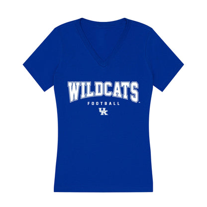 Kentucky - NCAA Football : Darrion Henry-Young - Women's V-Neck T-Shirt-0