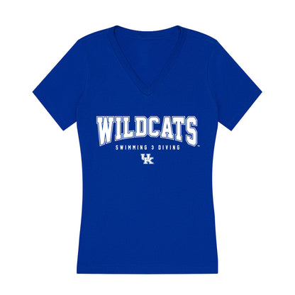 Kentucky - NCAA Women's Swimming & Diving : Katy Jost - Women's V-Neck T-Shirt-0