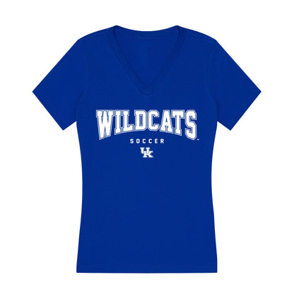 Kentucky - NCAA Women's Soccer : Catherine Rapp - Women's V-Neck T-Shirt-0
