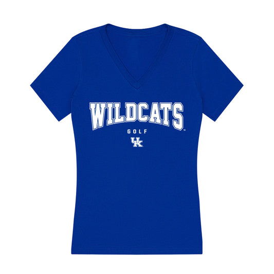 Kentucky - NCAA Men's Golf : Cameron Phillips - Women's V-Neck T-Shirt-0