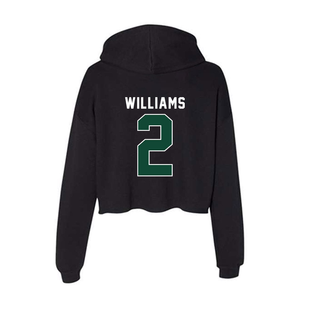 Miami - NCAA Baseball : Derek Williams - Women's Crop Fleece Hoodie-1