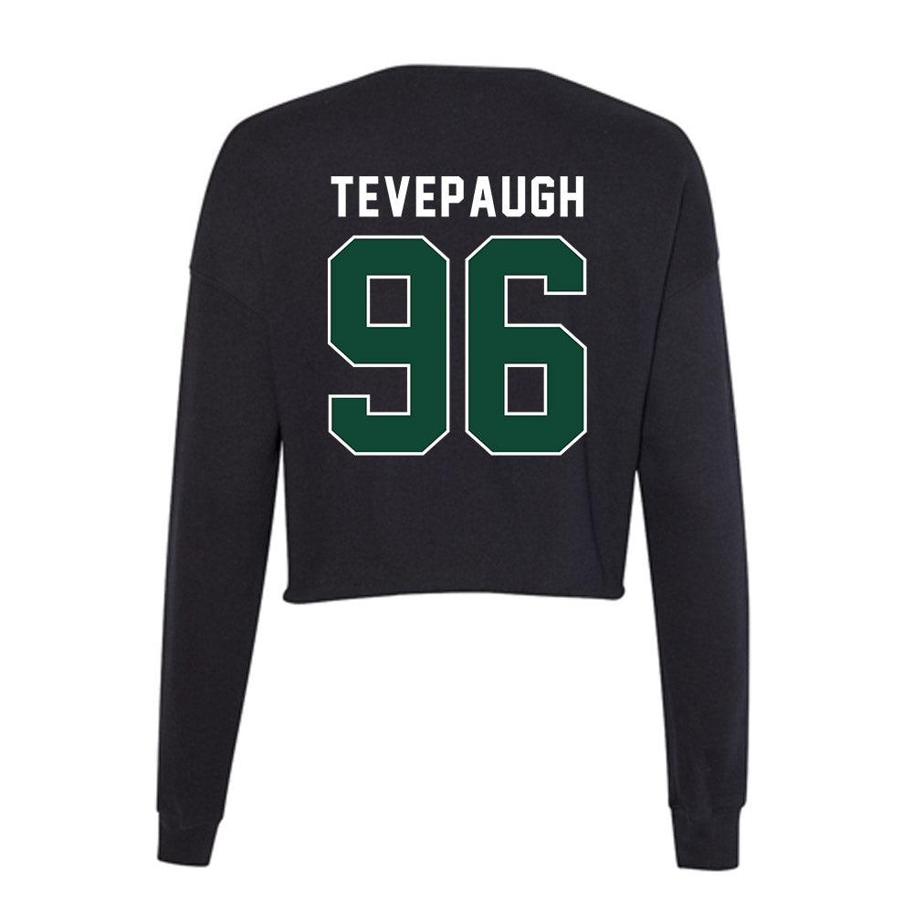 Miami - NCAA Football : Tucker Tevepaugh - Women's Cropped Crew Fleece-1