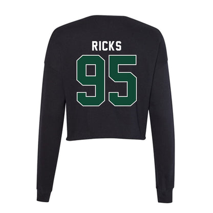 Miami - NCAA Football : Cooper Ricks - Women's Cropped Crew Fleece-1