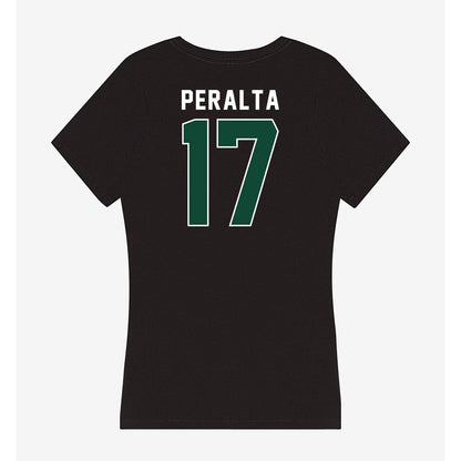Miami - NCAA Baseball : Fabio Peralta - Women's V-Neck T-Shirt-1