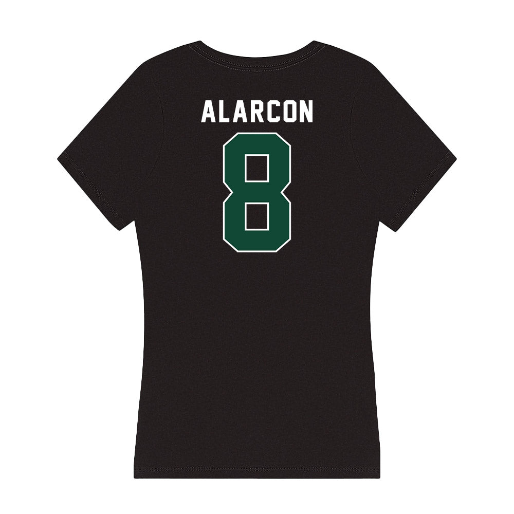 Miami - NCAA Women's Soccer : Ciara Alarcon - Women's V-Neck T-Shirt-1