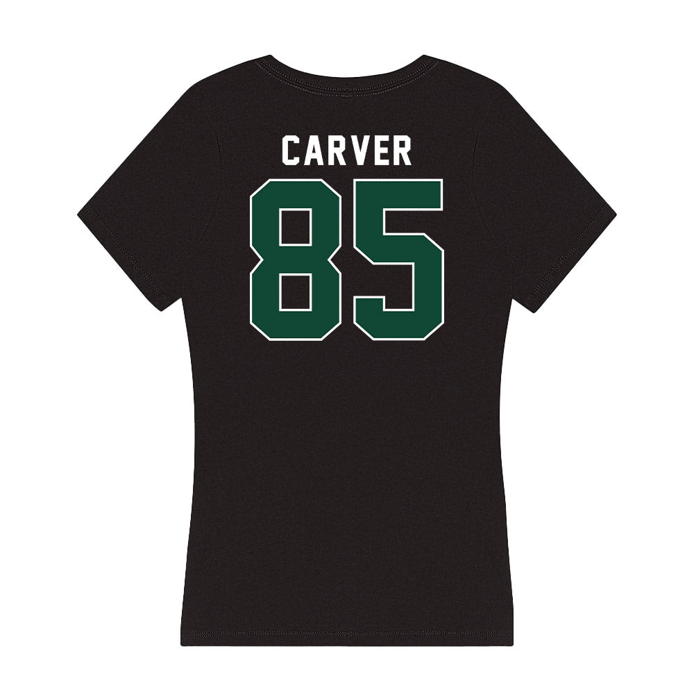 Miami - NCAA Football : Jackson Carver - Women's V-Neck T-Shirt-1