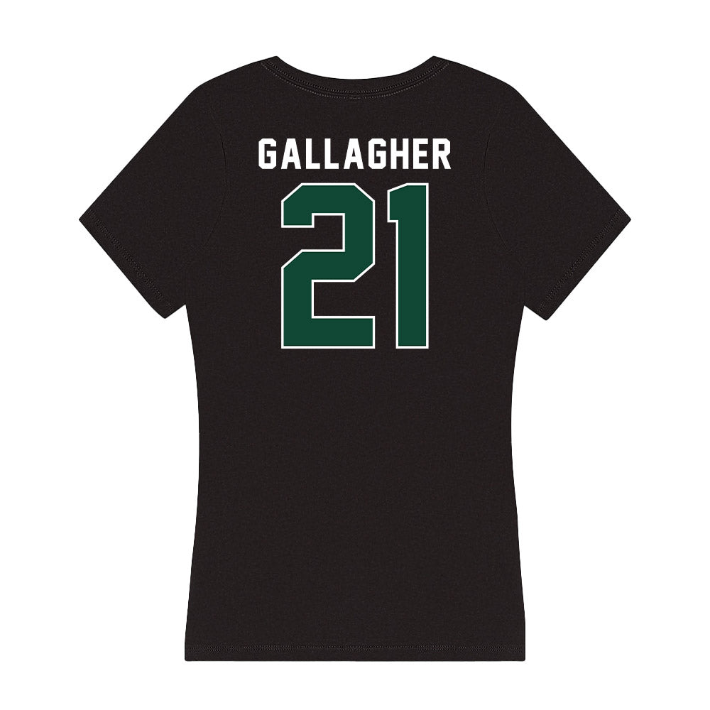 Miami - NCAA Women's Soccer : Kyla Gallagher - Women's V-Neck T-Shirt-1