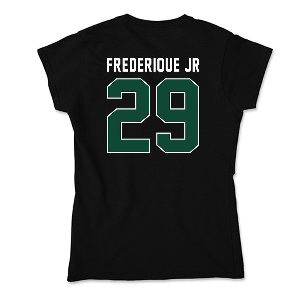 Miami - NCAA Football : Romanas Frederique Jr - Soft Style Women’s T-Shirt-1