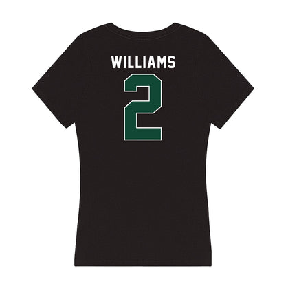 Miami - NCAA Baseball : Derek Williams - Women's V-Neck T-Shirt-1