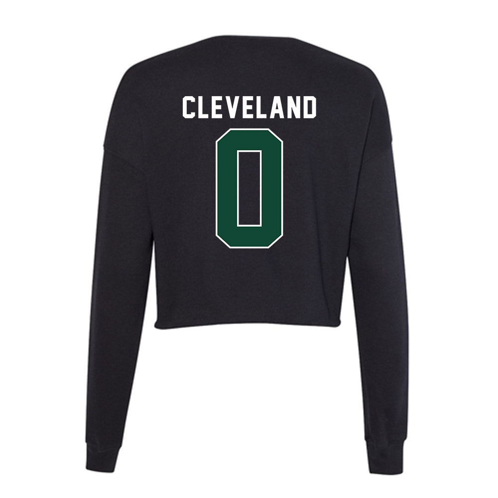 Miami - NCAA Men's Basketball : Matthew Cleveland - Women's Cropped Crew Fleece-1