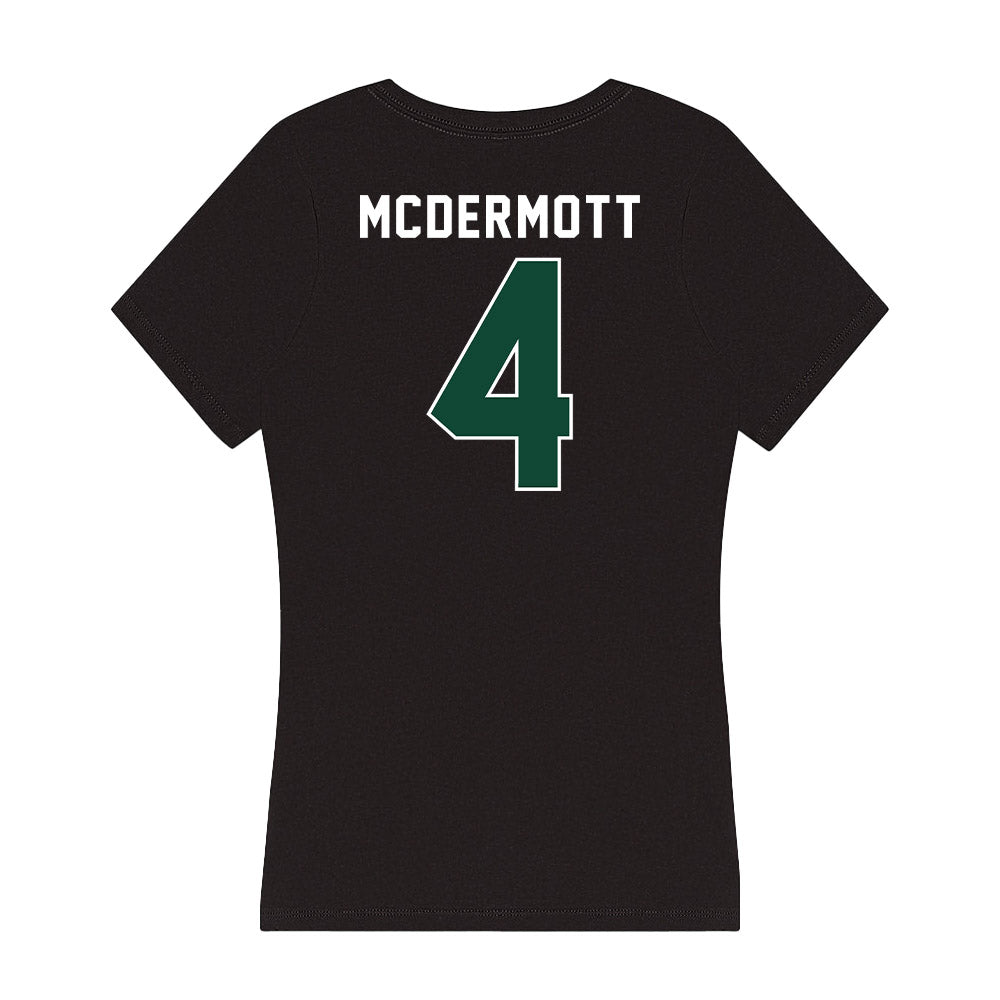 Miami - Women's Volleyball Alumni : Brooke McDermott - Women's V-Neck T-Shirt-1