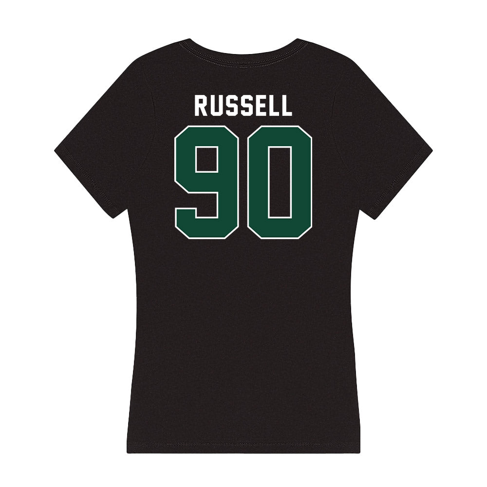 Miami - NCAA Football : Daylen Russell - Women's V-Neck T-Shirt-1