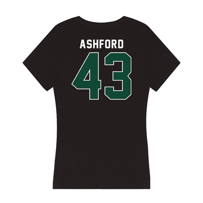 Miami - NCAA Baseball : Ryan Ashford - Women's V-Neck T-Shirt-1