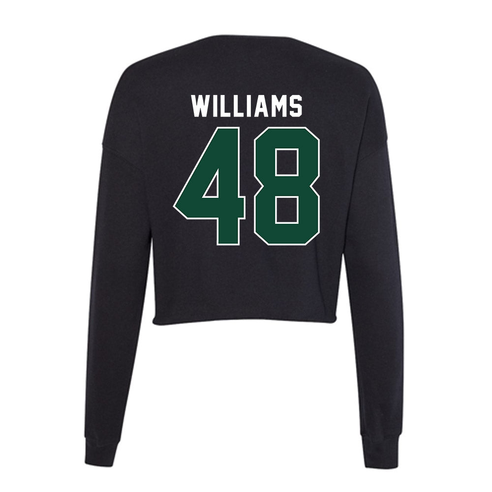 Miami - NCAA Football : Andres Williams - Women's Cropped Crew Fleece-1