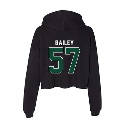 Miami - NCAA Football : Allen Bailey - Women's Crop Fleece Hoodie-1