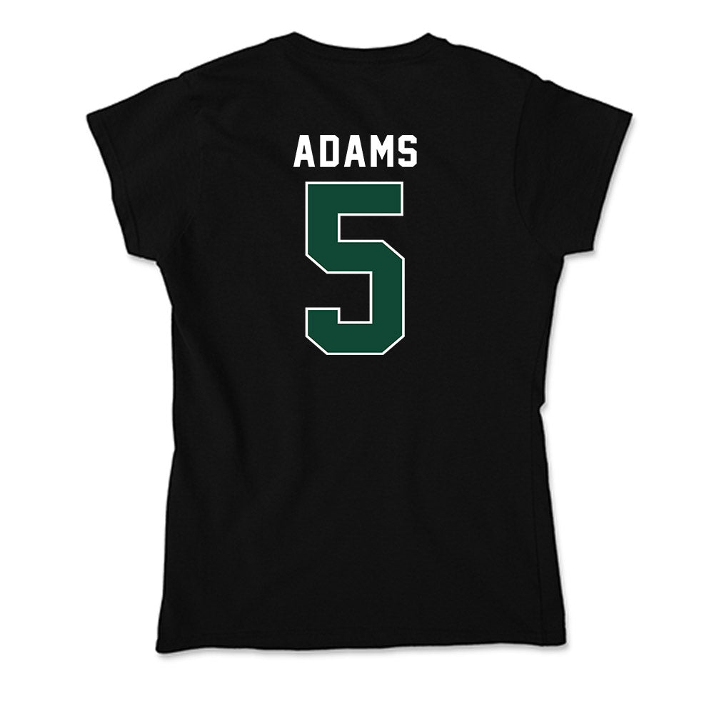 Miami - NCAA Women's Basketball : Ahnay Adams - Soft Style Women’s T-Shirt-1