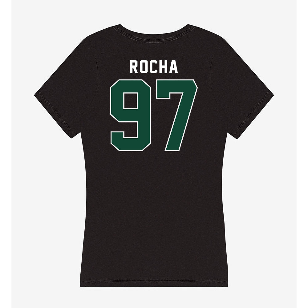 Miami - NCAA Football : Will Rocha - Women's V-Neck T-Shirt-1
