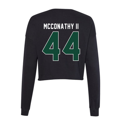 Miami - NCAA Football : Cole McConathy II - Women's Cropped Crew Fleece-1