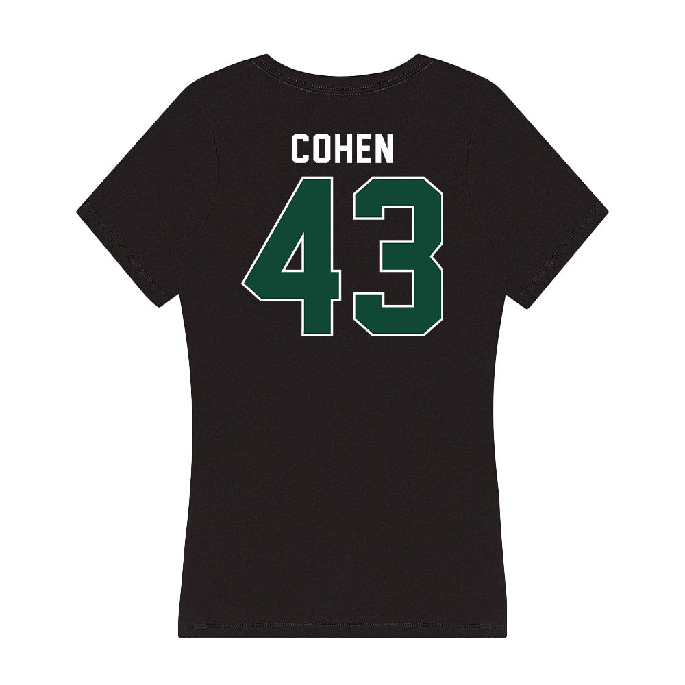 Miami - NCAA Football : Andrew Cohen - Women's V-Neck T-Shirt-1