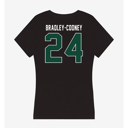 Miami - NCAA Baseball : Packy Bradley-Cooney - Women's V-Neck T-Shirt-1