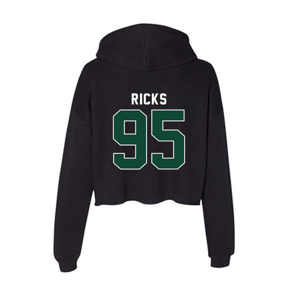 Miami - NCAA Football : Cooper Ricks - Women's Crop Fleece Hoodie-1