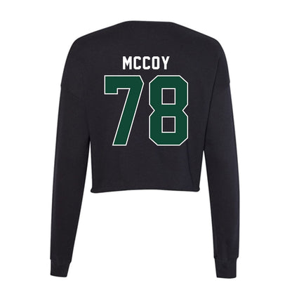 Miami - NCAA Football : Matthew McCoy - Women's Cropped Crew Fleece-1