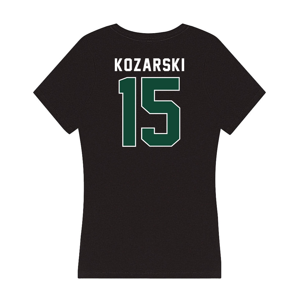 Miami - NCAA Women's Soccer : Gisselle Kozarski - Women's V-Neck T-Shirt-1