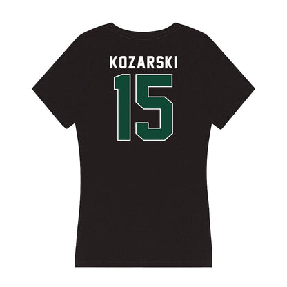 Miami - NCAA Women's Soccer : Gisselle Kozarski - Women's V-Neck T-Shirt-1