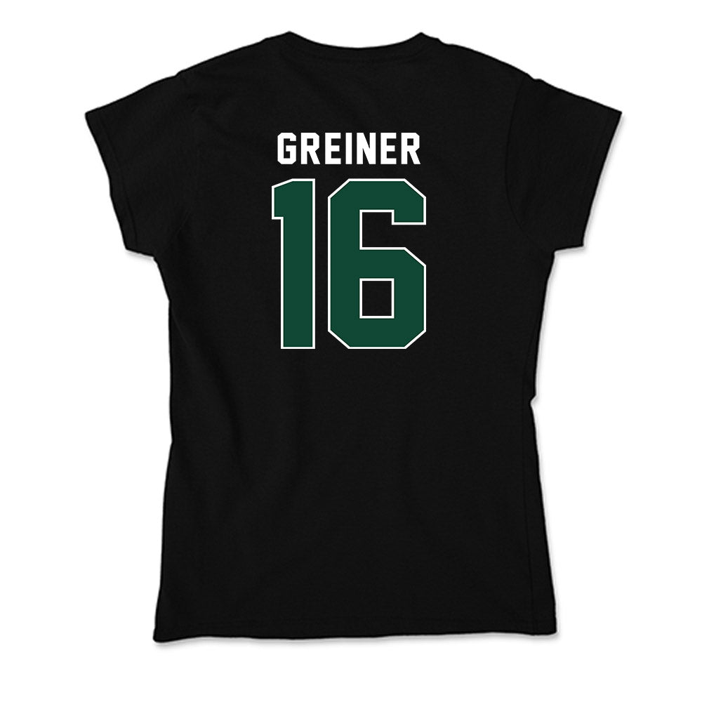 Miami - NCAA Women's Soccer : Sarah Greiner - Soft Style Women’s T-Shirt-1
