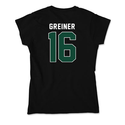 Miami - NCAA Women's Soccer : Sarah Greiner - Soft Style Women’s T-Shirt-1