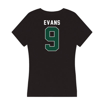 Miami - NCAA Baseball : Robert Evans - Women's V-Neck T-Shirt-1